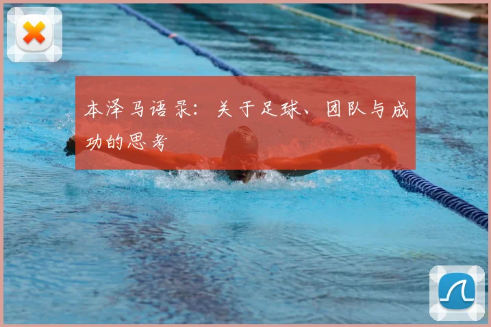 本泽马语录：关于足球、团队与成功的思考
